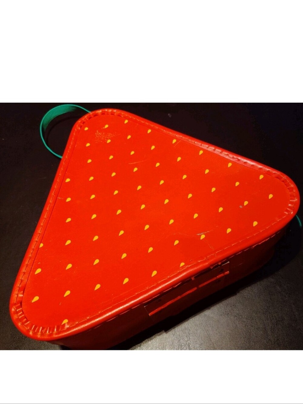 VTG. '70s Oversized Pop Art Strawberry Shaped Bag Case... - Picture 4 of 12